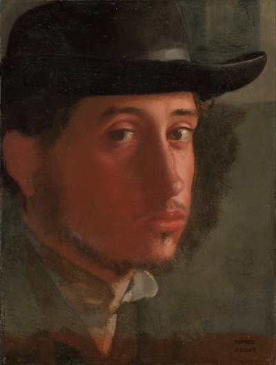 Selbstporträt von Edgar Degas